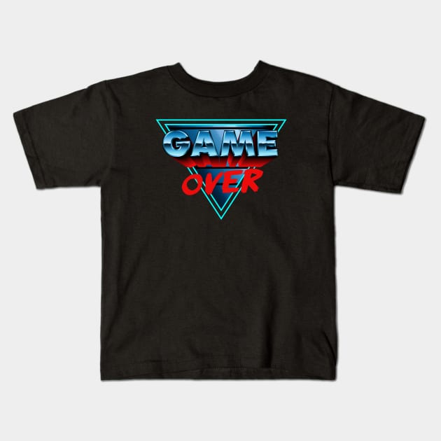 Game Over Kids T-Shirt by Remus